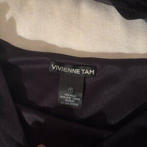 Vivienne Tam Asymmetric Skirt Set
